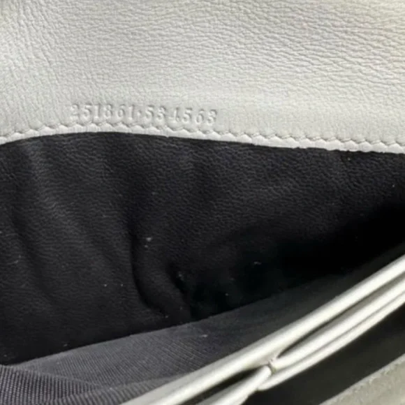 Gucci Guccissima Long Wallet Ivory Leather Interlocking Lovely Monogram - Picture 6 of 10